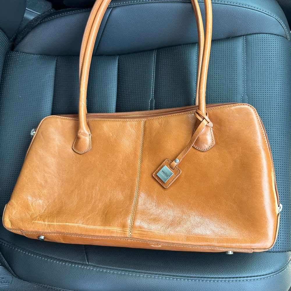 HOBO Tan Leather Shoulder Bag